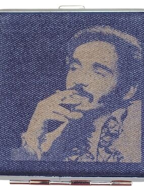 Willie Colon Custom Laser-Engraved Metal Slim Wallet / Card & Cigarette Case.